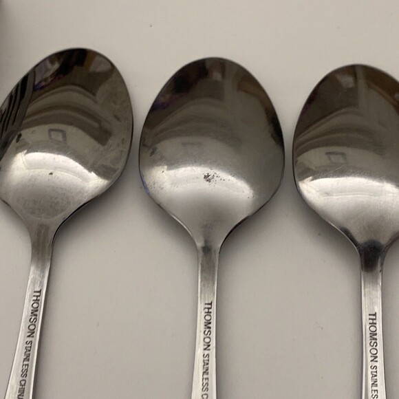 Thomson Stainless Steel Forks Knives Spoons Flatware Lot of 16 - Picture 10 of 12